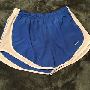 University of west Florida Blue and white Nike shorts size L.